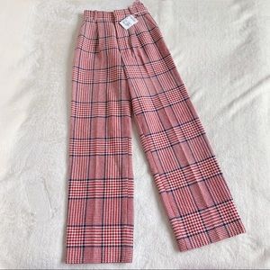 NWT Authentic Gucci Vintage Overcheck WideLeg Pant